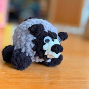 Jimothy handmade crochet plushie